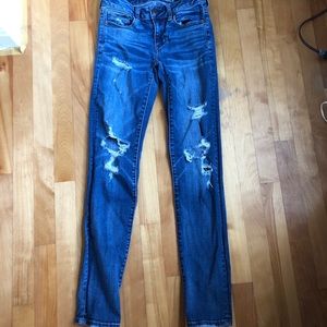 American Eagle ripped jeans